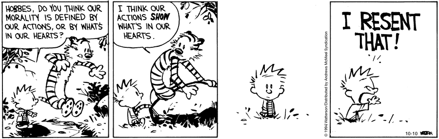 Calvin and Hobbes Comic Strip for October 10, 2024 