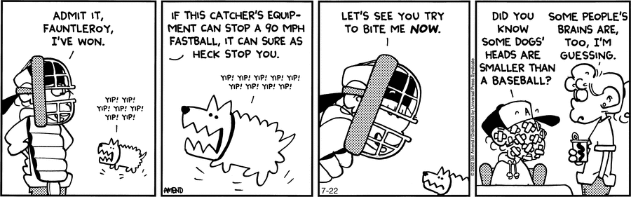 FoxTrot Comic Strip for July 22, 2005 