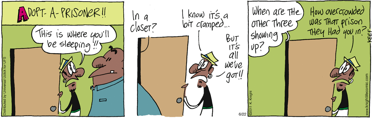 The Knight Life Comic Strip for June 22, 2011 