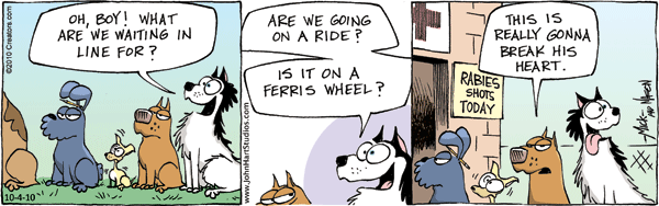 Dogs of C-Kennel Comic Strip for October 04, 2010 