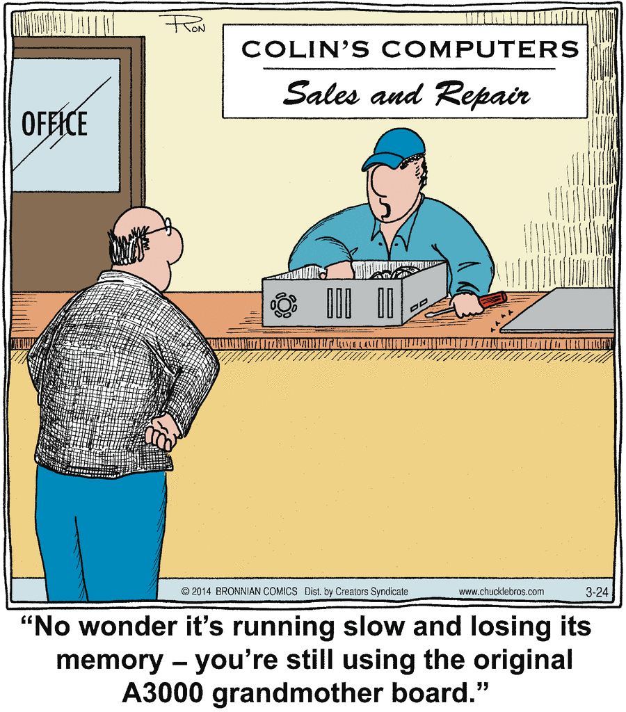 Chuckle Bros Comic Strip for March 24, 2014 
