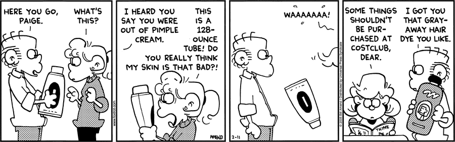 FoxTrot Comic Strip for February 11, 2005 