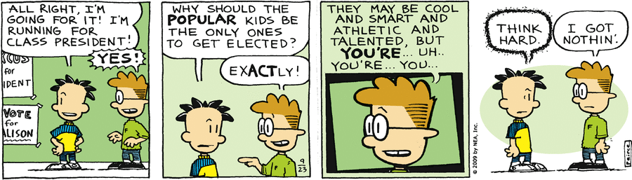 Big Nate Comic Strip for September 23, 2009 