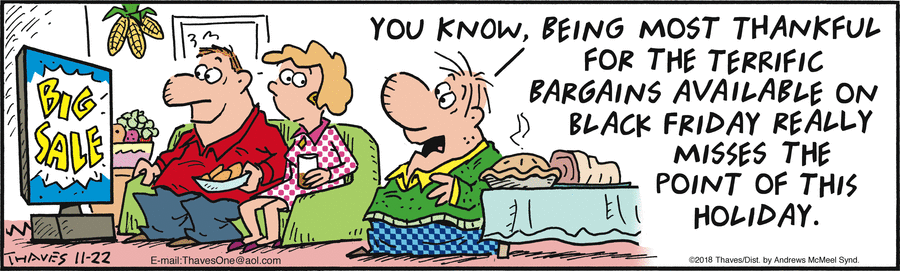 Frank and Ernest Comic Strip for November 22, 2018 