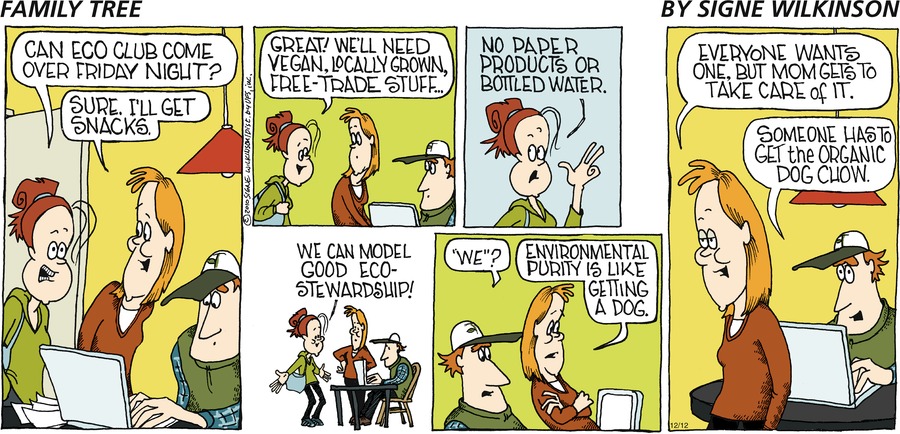 Family Tree Comic Strip for December 17, 2023 