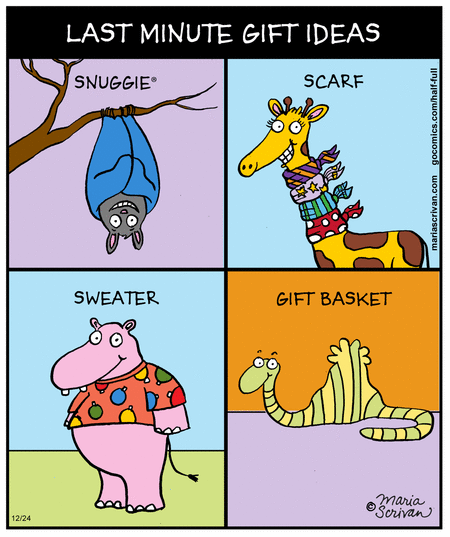 Half Full Comic Strip for December 24, 2013 