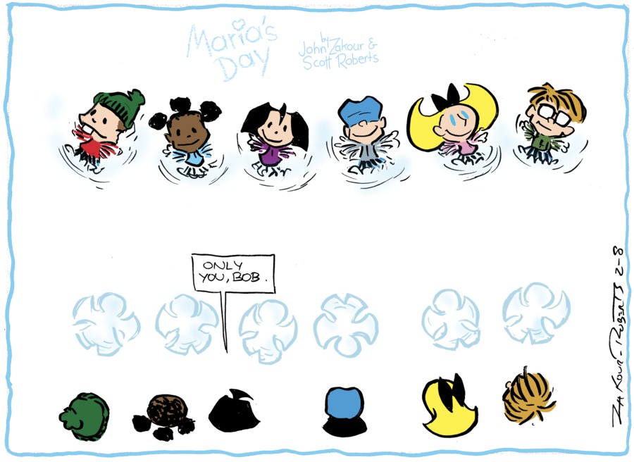 Maria's Day Comic Strip for February 09, 2025 