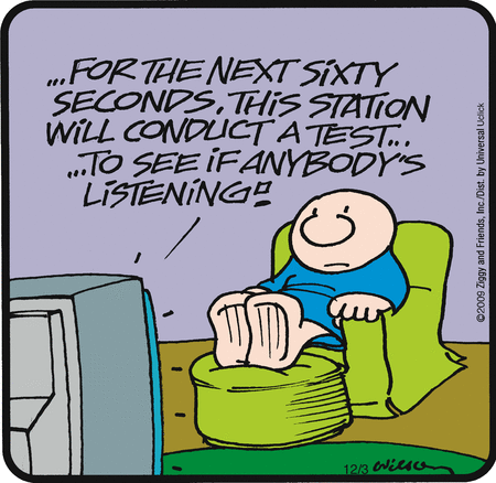 Ziggy Comic Strip for December 03, 2009 