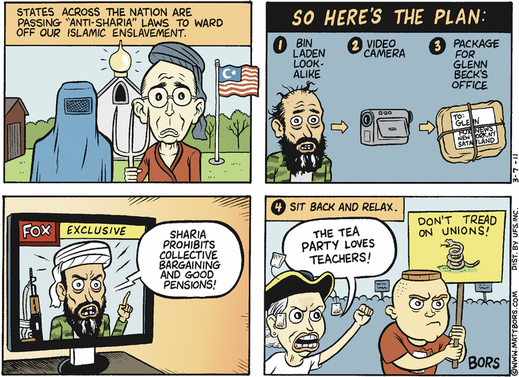 Matt Bors Comic Strip for March 07, 2011 