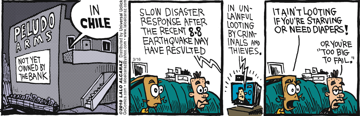 La Cucaracha Comic Strip for March 16, 2010 
