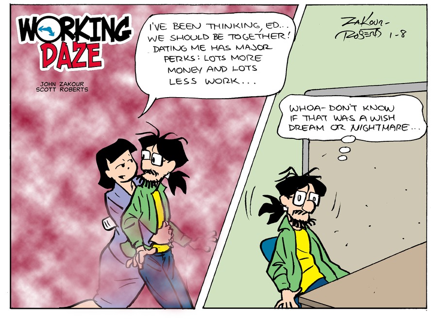 Working Daze Comic Strip for January 08, 2017 