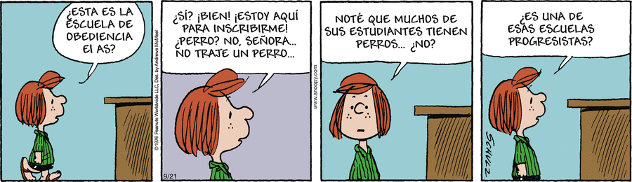 Snoopy en Español Comic Strip for September 21, 2023 