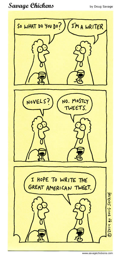 Savage Chickens Comic Strip for October 22, 2018 