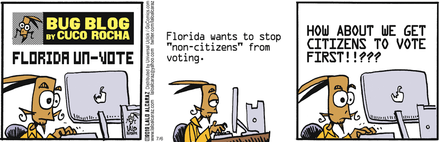 La Cucaracha Comic Strip for July 06, 2012 