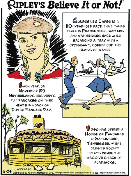 Ripley's Believe It or Not Comic Strip for May 24, 2024 