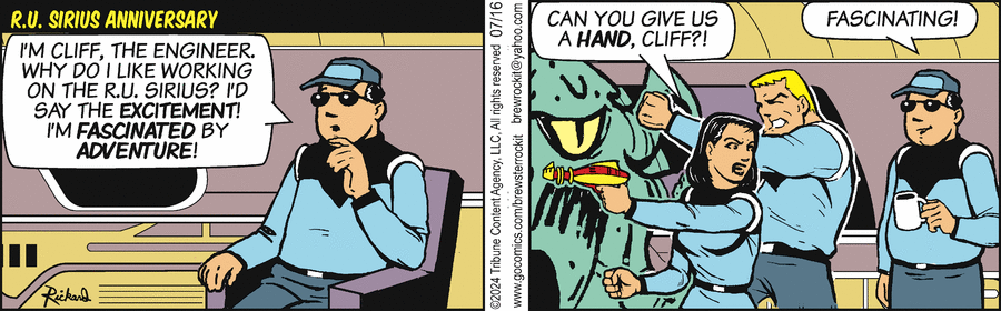Brewster Rockit Comic Strip for July 16, 2024 