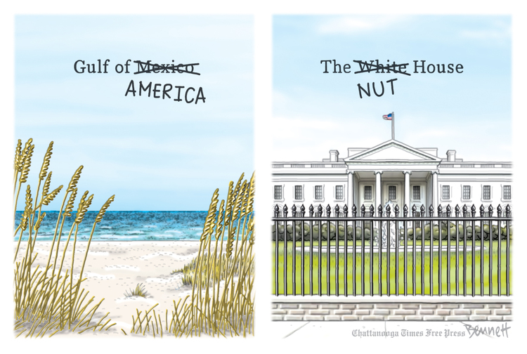 Clay Bennett Comic Strip for February 19, 2025 