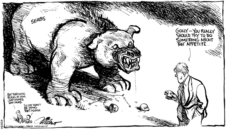 Pat Oliphant Comic Strip for April 20, 1994 