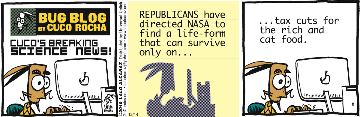 La Cucaracha Comic Strip for December 14, 2010 