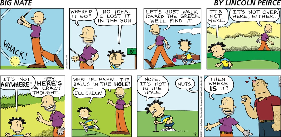 Big Nate Comic Strip for July 09, 2023 