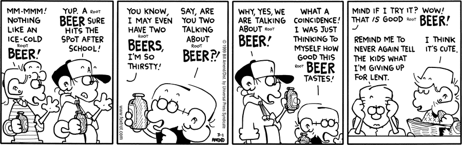 FoxTrot Classics Comic Strip for March 01, 2010 