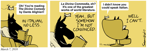 Dark Side of the Horse Comic Strip for March 17, 2011 
