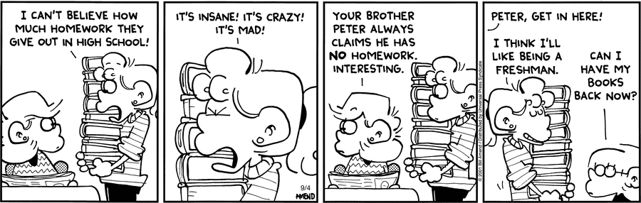 FoxTrot Comic Strip for September 04, 2004 