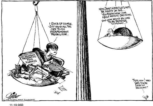 Pat Oliphant Comic Strip for November 19, 1996 