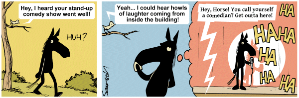 Dark Side of the Horse Comic Strip for December 12, 2011 