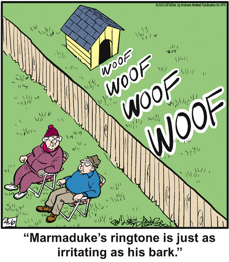 Marmaduke Comic Strip for April 06, 2022 