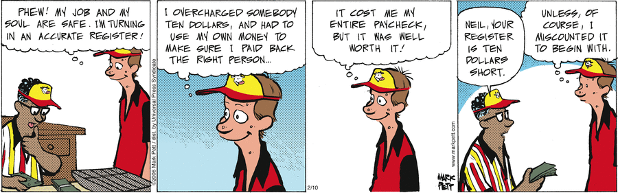 Lucky Cow Comic Strip for February 10, 2006 