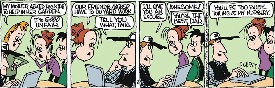 Family Tree Comic Strip for November 07, 2008 