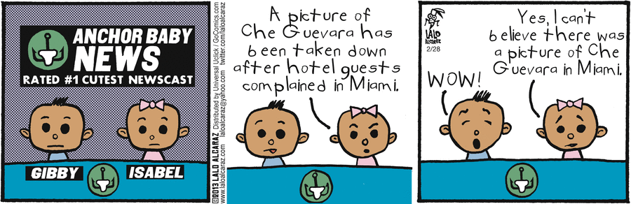 La Cucaracha Comic Strip for February 28, 2013 