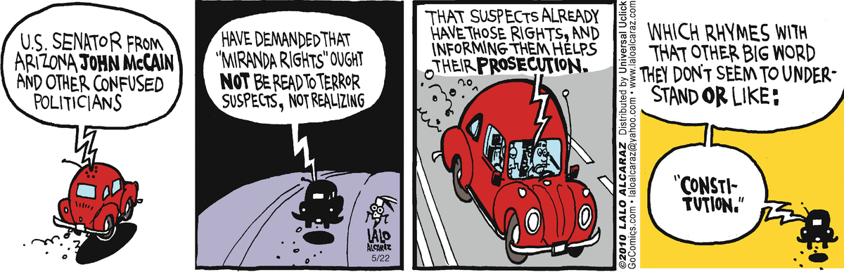 La Cucaracha Comic Strip for May 22, 2010 