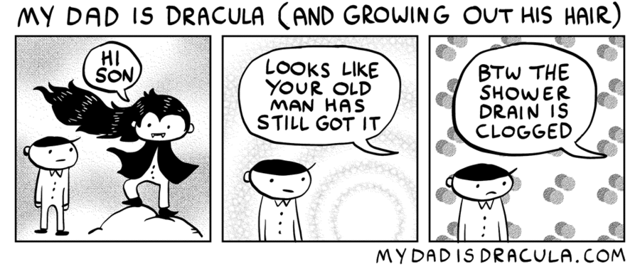 My Dad is Dracula Comic Strip for April 30, 2018 