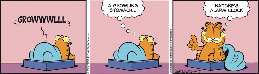 Garfield Comic Strip for April 17, 2023 