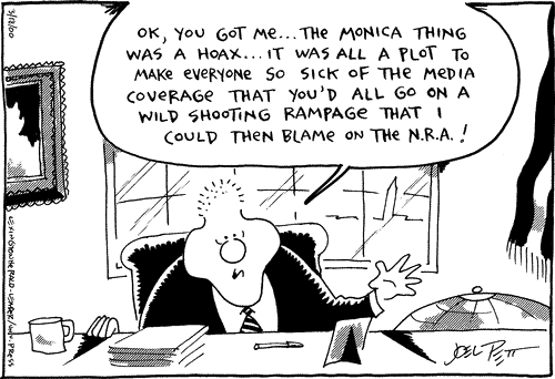 Joel Pett Comic Strip for March 18, 2000 