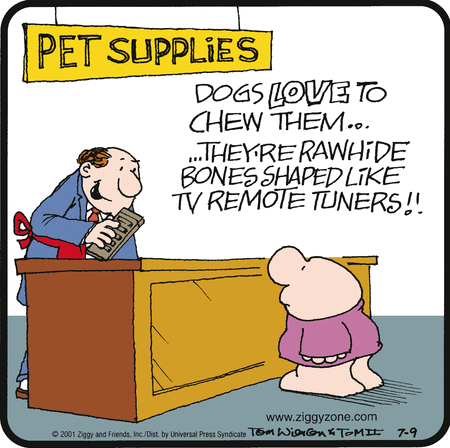 Ziggy Comic Strip for July 09, 2001 