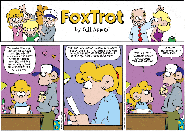 FoxTrot Comic Strip for September 10, 2006 
