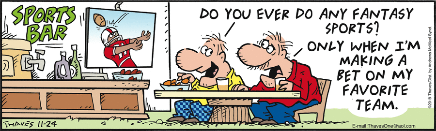 Frank and Ernest Comic Strip for November 24, 2018 