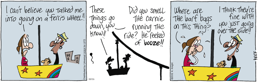 The Knight Life Comic Strip for October 16, 2012 