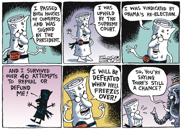 Rob Rogers Comic Strip for October 10, 2013 