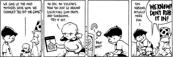 Big Top Comic Strip for September 17, 2005 