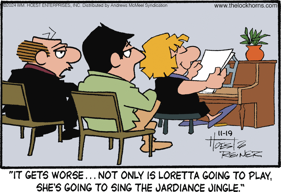 The Lockhorns Comic Strip for November 19, 2024 