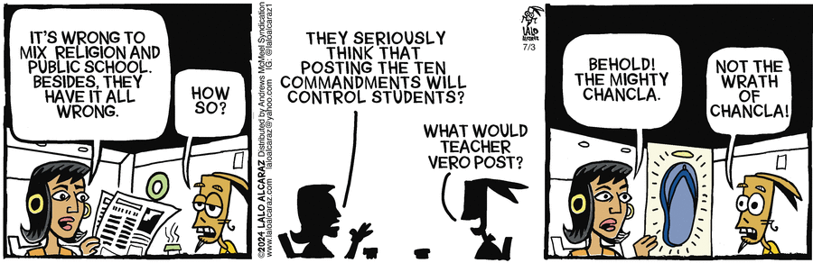 La Cucaracha Comic Strip for July 03, 2024 
