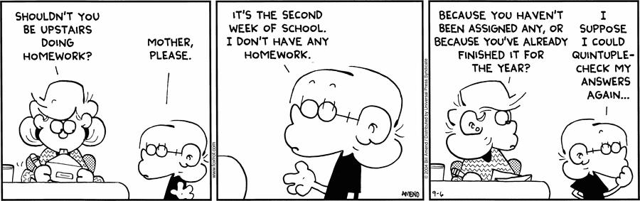 FoxTrot Comic Strip for September 06, 2004 