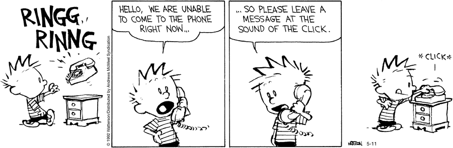 Calvin and Hobbes Comic Strip for May 11, 2022 