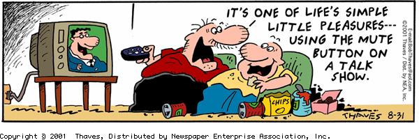 Frank and Ernest Comic Strip for August 31, 2001 