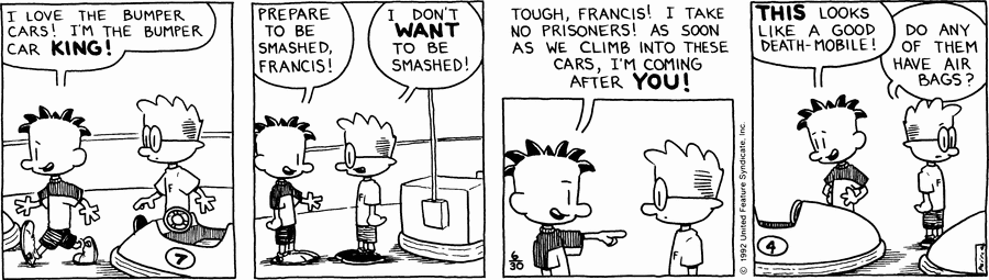 Big Nate Comic Strip for June 30, 1992 