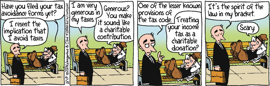Barney & Clyde Comic Strip for April 15, 2024 